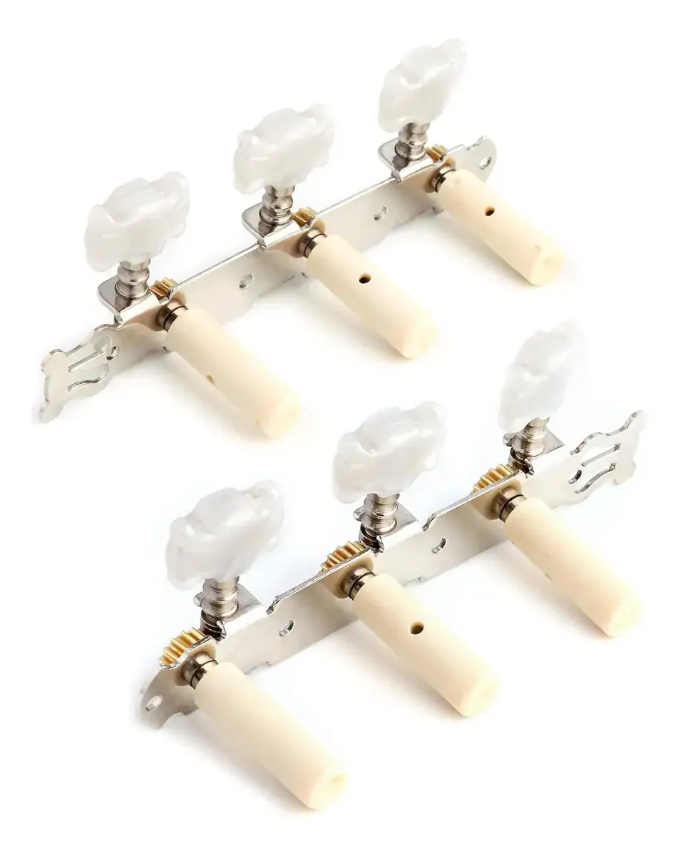Clavijas Plateadas para Guitarra Clásica