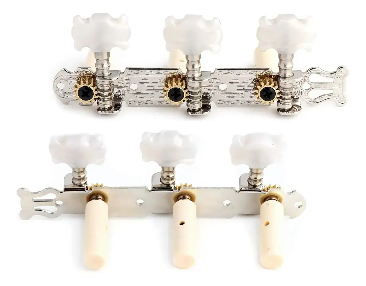 Clavijas Plateadas para Guitarra Clásica 2