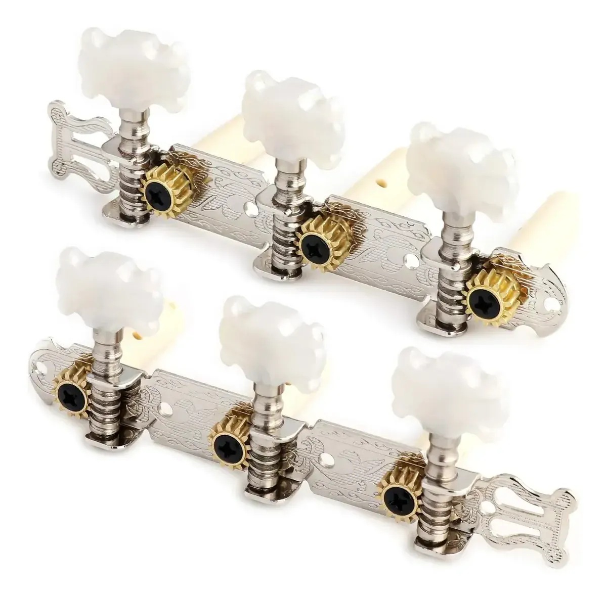 Clavijas Plateadas para Guitarra Clásica 3