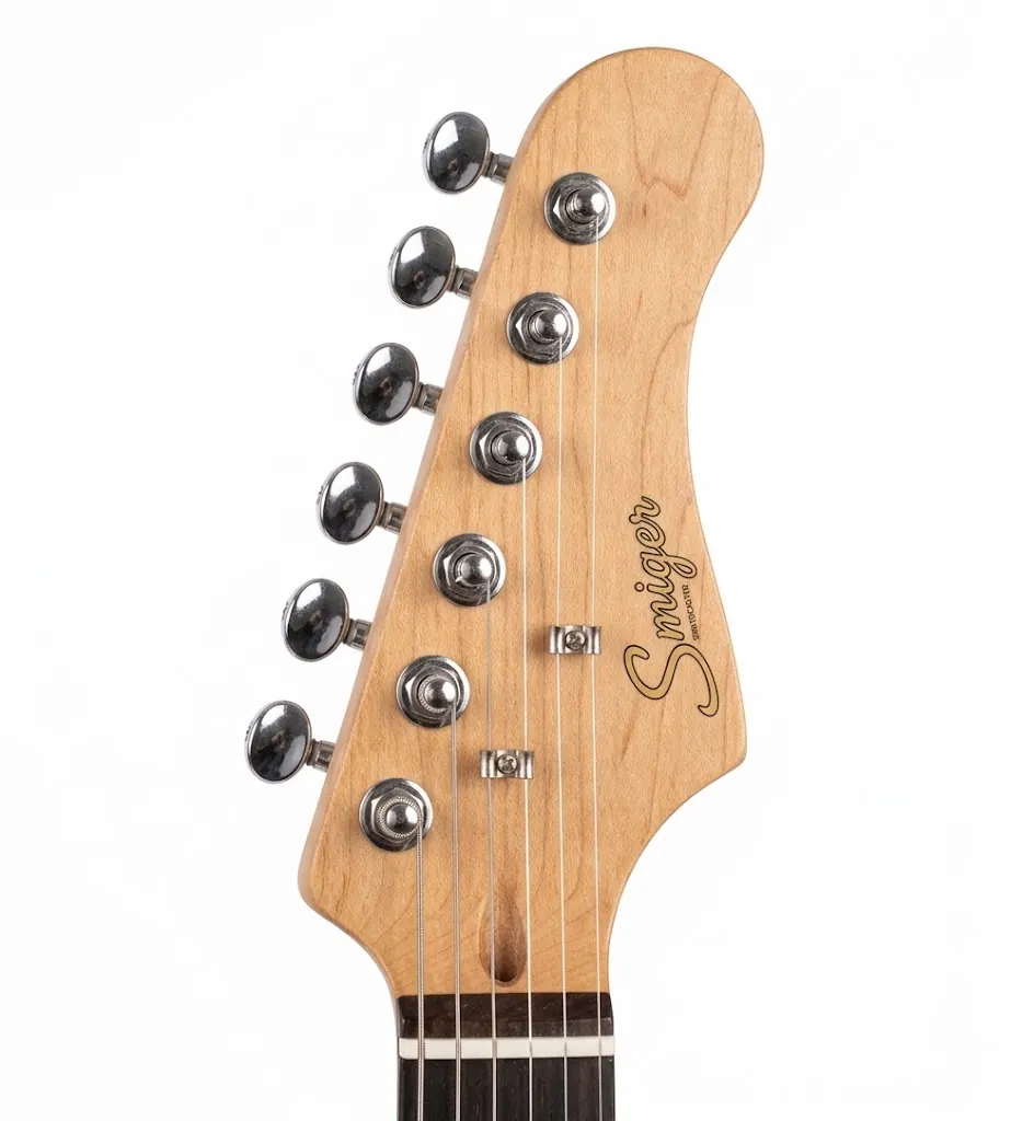 Guitarra Eléctrica Smiger Stratocaster Celeste + Forro 3