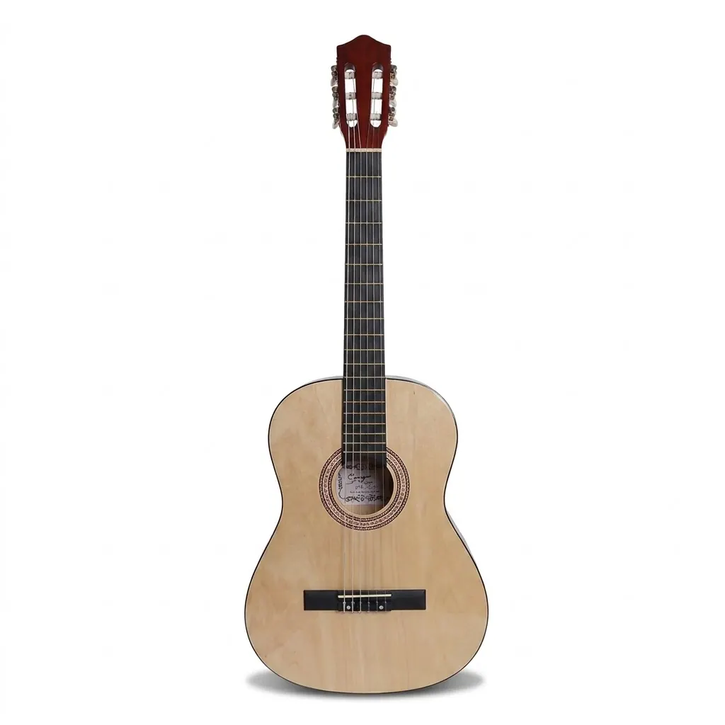 Guitarra Acústica Clásica Grape · Madera Natural + Forro