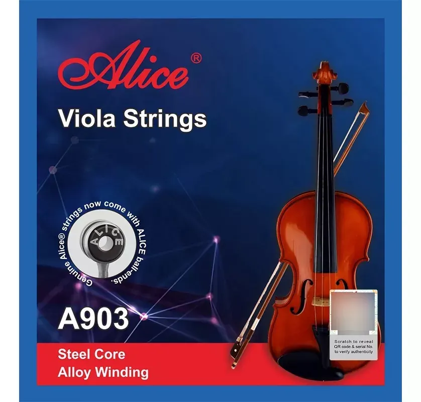 Cuerdas de Viola A903 – Núcleo de Acero y Aleación
