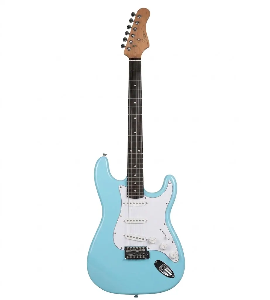 Guitarra Eléctrica Smiger Stratocaster Celeste + Forro