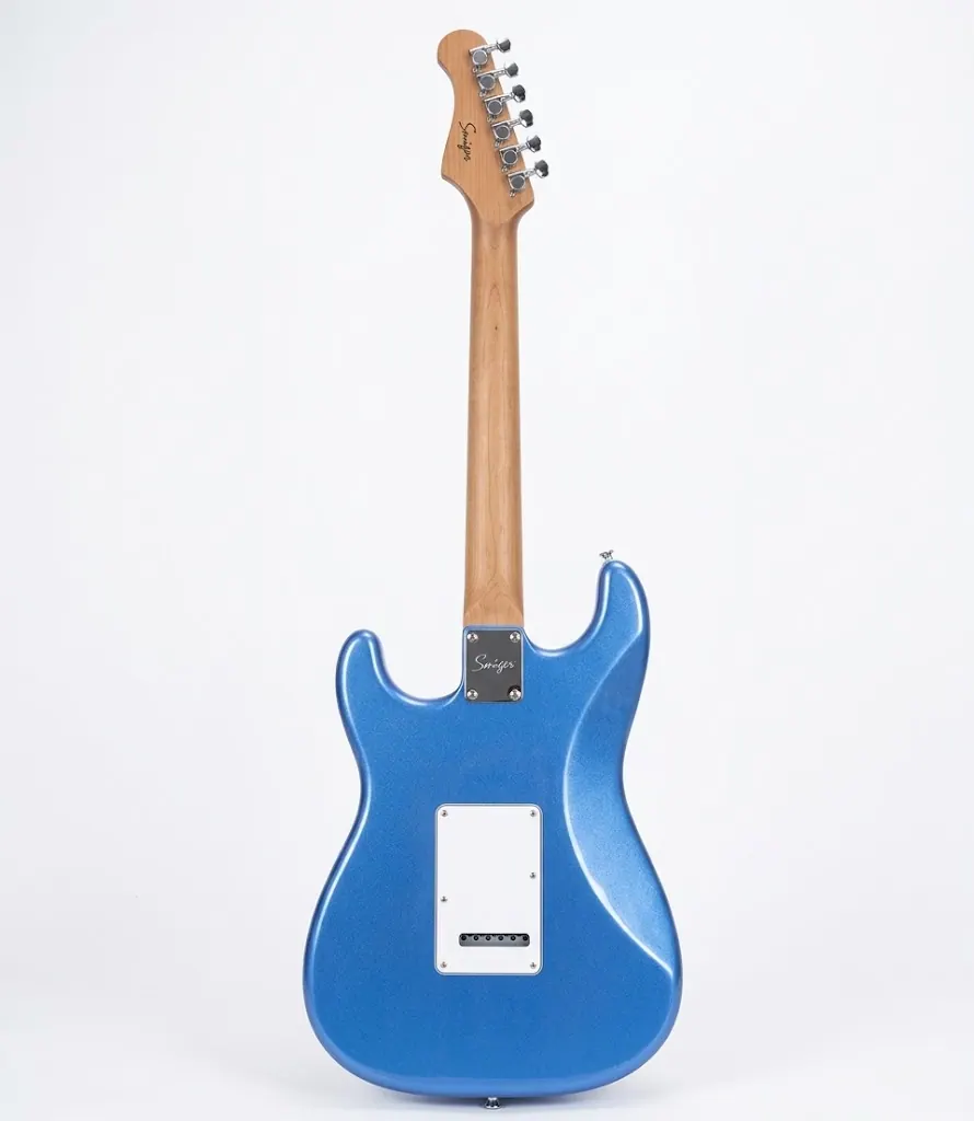 Guitarra Eléctrica Smiger Stratocaster Azul + Forro 2