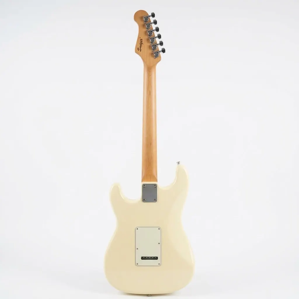 Guitarra Eléctrica Smiger Stratocaster Crema + Forro 2