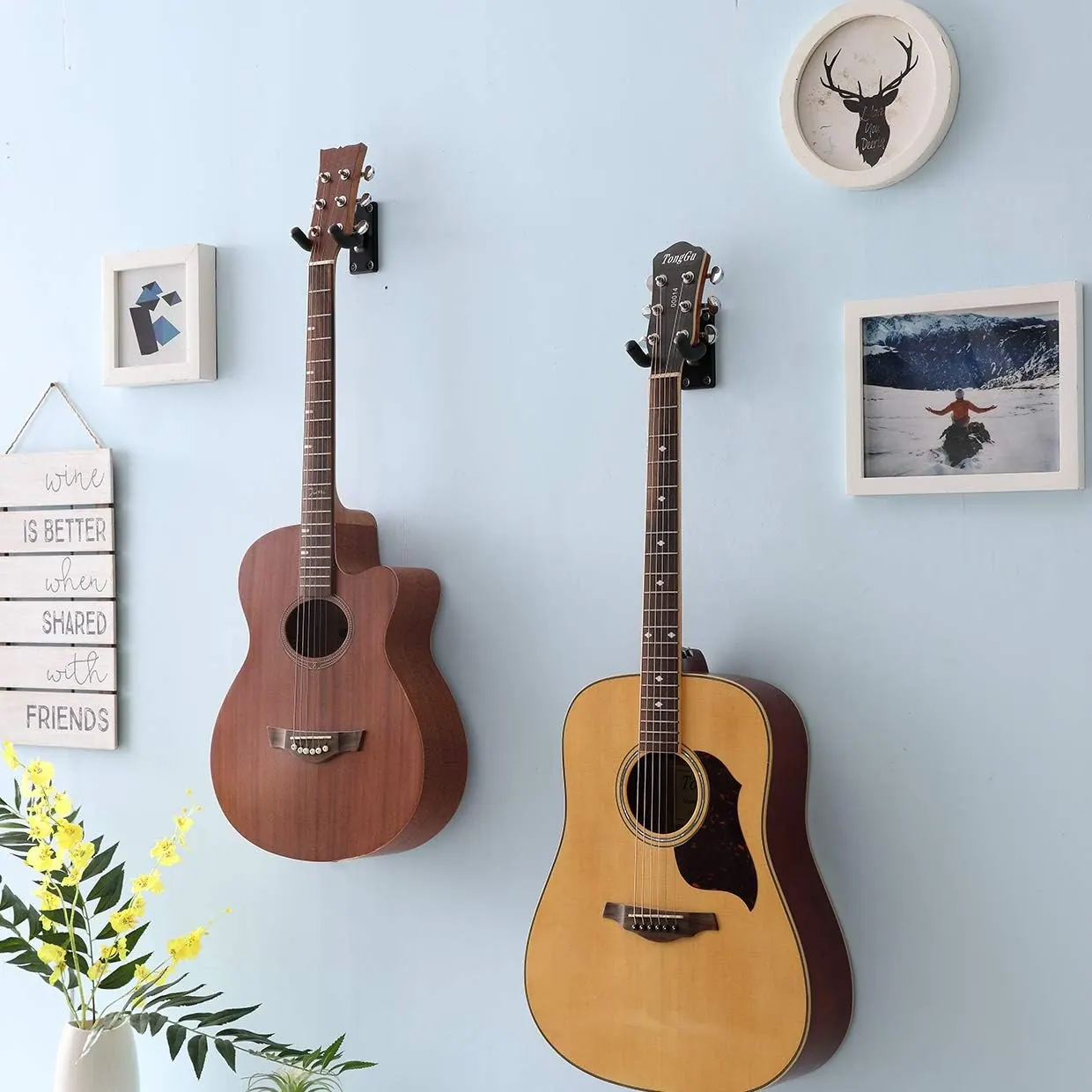 Soporte de Pared J-13 para Guitarra y Bajo 2